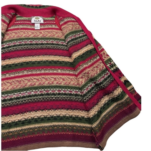 Tiara International Vintage Fair Isle Nordic Cardigan - Picture 7 of 13